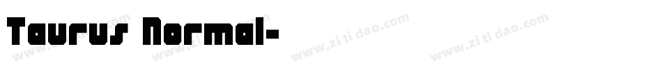 Taurus Normal字体转换